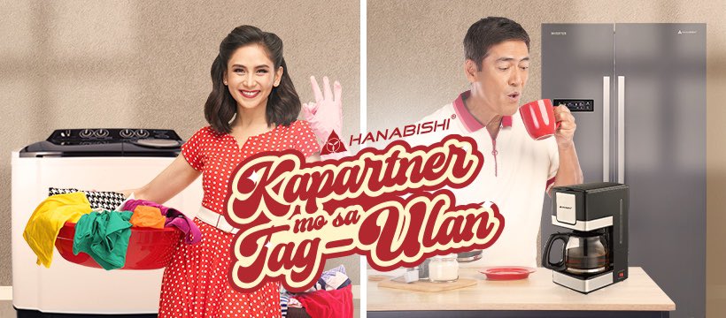 MyHanabishi's tweet photo. Sa coffee break man o laundry day, siguradong may forever #Kapartner ka sa #MyHanabishi! Subok ni Bossing at Kapartner @JustSarahG yan!🌧☔️ https://t.co/aDT2cyM3jj