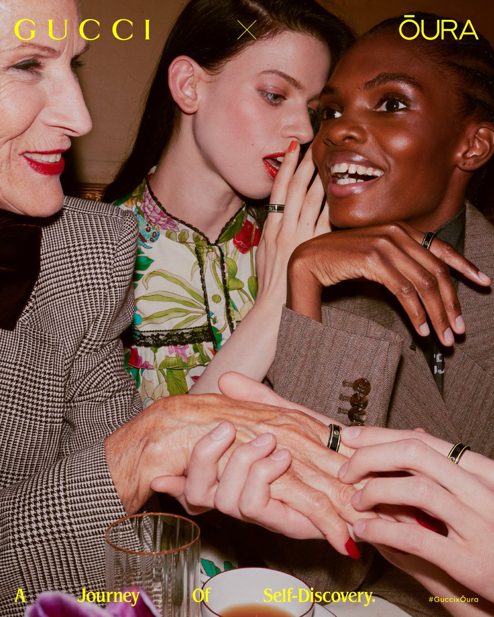 ouraring's tweet photo. Gucci x Oura has arrived. Everything you love about us meets @gucci’s legendary style. Discover more at https://t.co/0Q2jg3Lurb https://t.co/KwVaZvFZhq