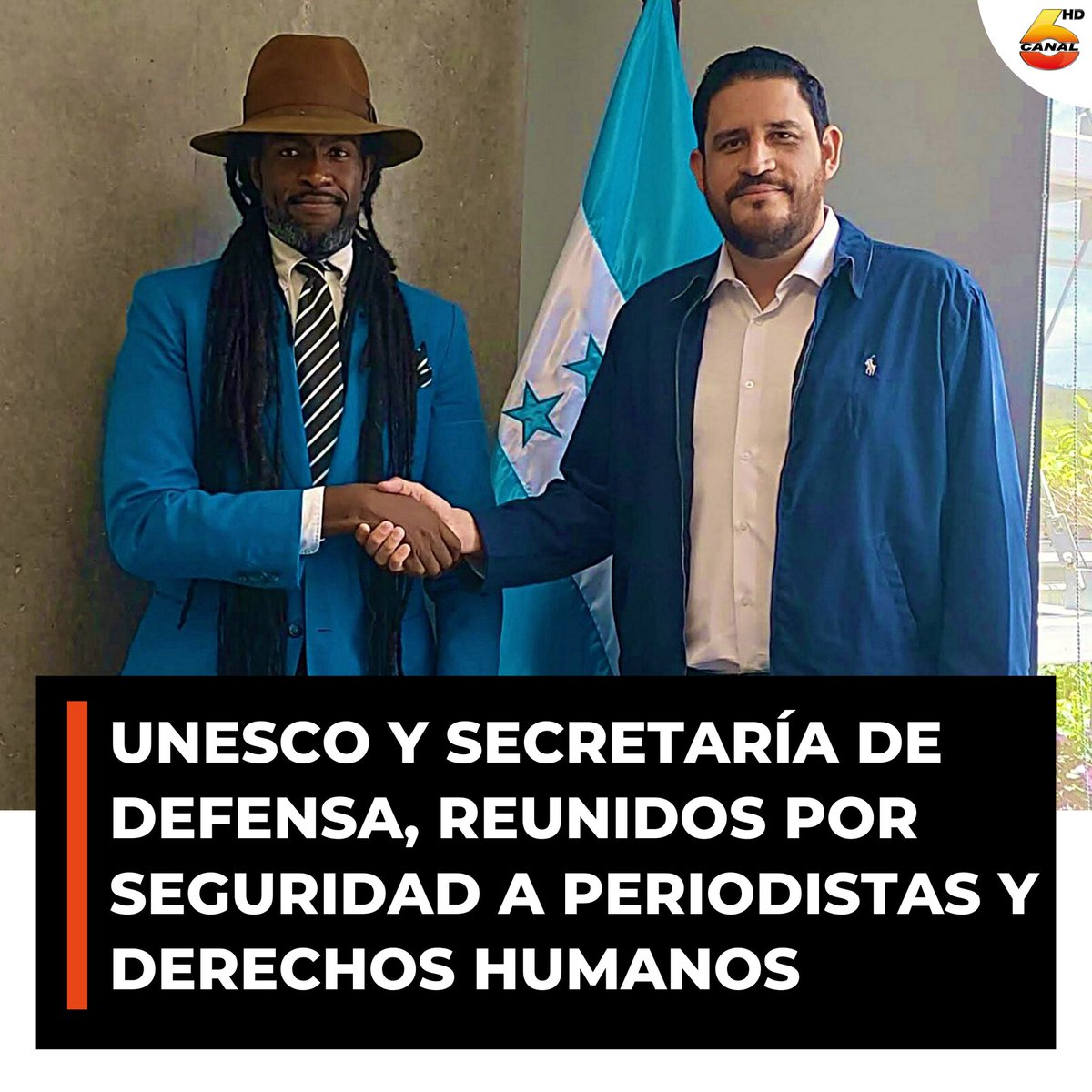 Encargado de Comunicación e Información de la multioficina regional UNESCO San José <a href="/JHowellKnight1/">Jamion K. Knight</a> y el Secretario de Defensa Nacional, <a href="/josemzelayar/">José Manuel Zelaya Rosales</a>, trabajan para mejorar la seguridad a periodistas y las capacidades de las fuerzas de seguridad en materia de derechos humanos.
