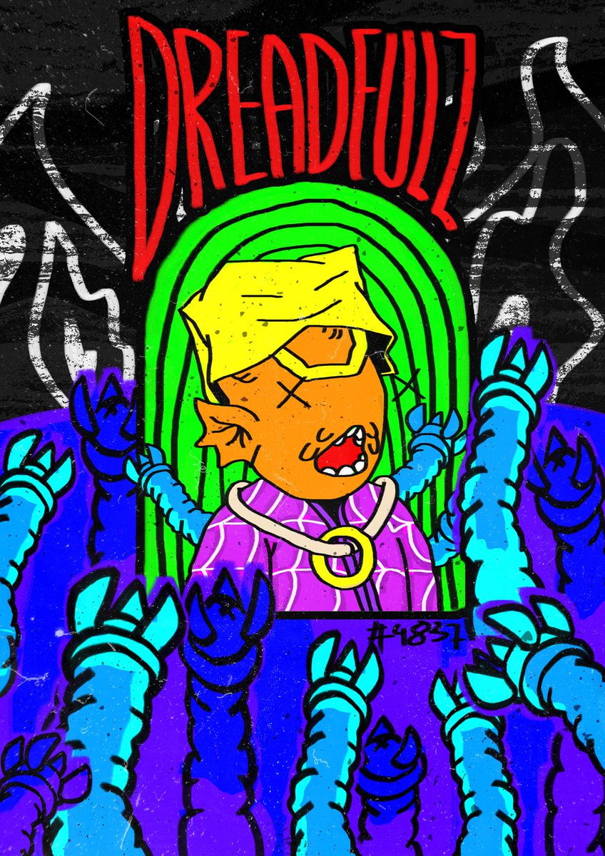 isabelanft's tweet photo. my submission for the @DreadfulzNFT art contest 🩸 https://t.co/GUCCfZxbAl