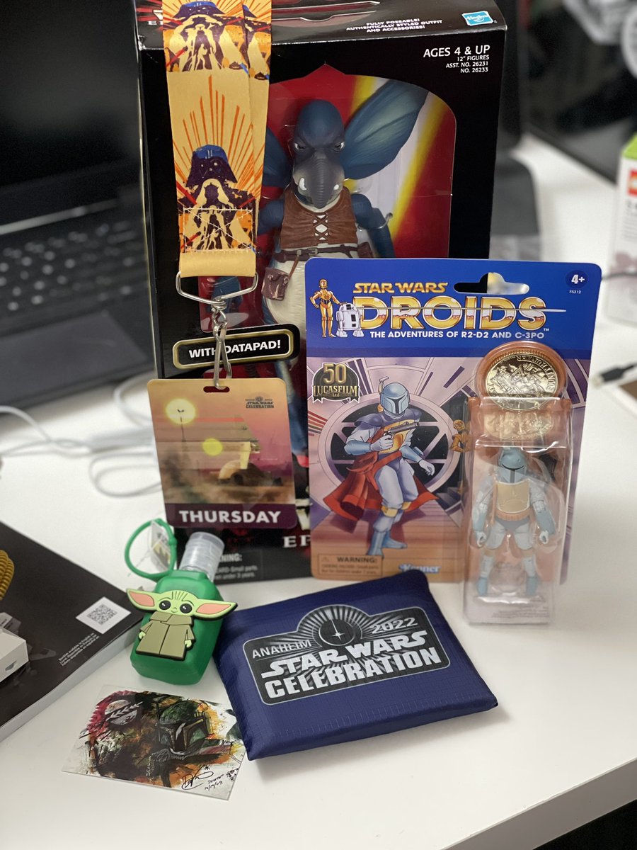 RealMFrancis's tweet image. Had such a blast today! Got a Star Wars Droids animated Boba Fett! Huge shout out to Rancho Obi-Wan and their “The Saga Museum!” So many cool Boba Fett artifacts. I even won a very cool Watto from Episode 1. #starwars #starwarscelebration #newtoyrobot #starwarsfan #ranchoobiwan