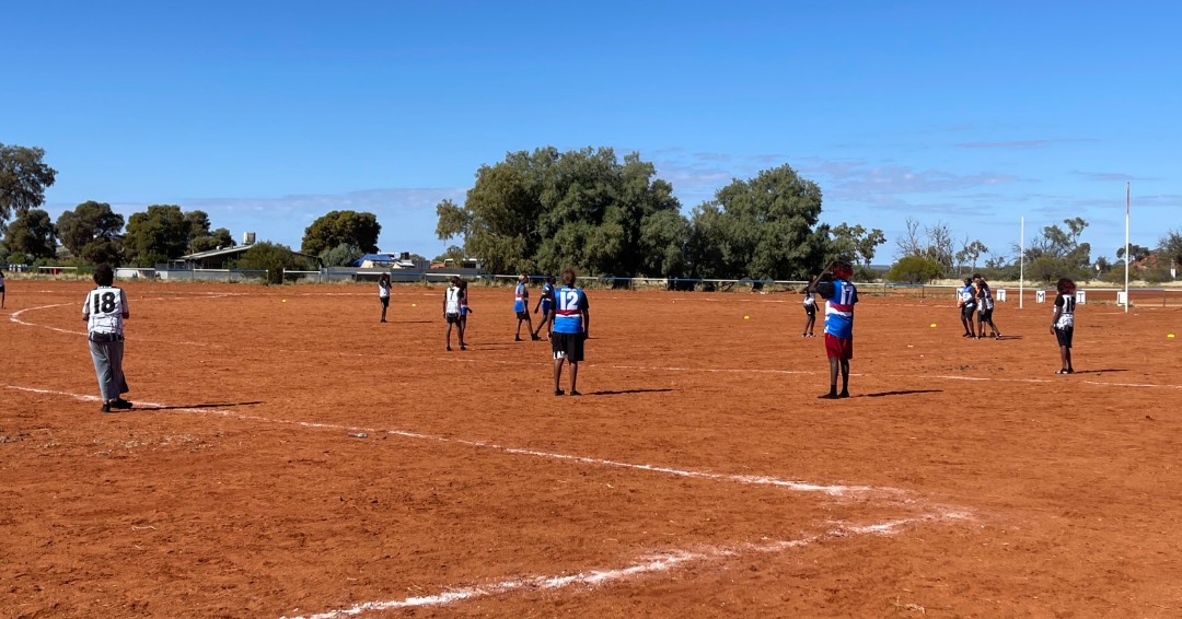 PYECAC's tweet image. The first AJFL Round in Mimili went beautifully 🏉

Congratulations to all the students on a great game played, and thank you to our sponsors and supporters for making this possible!

Keep an eye out for some photos from the match in Amata coming soon!