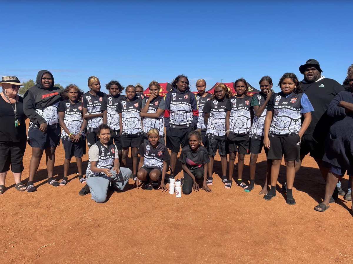PYECAC's tweet image. The first AJFL Round in Mimili went beautifully 🏉

Congratulations to all the students on a great game played, and thank you to our sponsors and supporters for making this possible!

Keep an eye out for some photos from the match in Amata coming soon!
