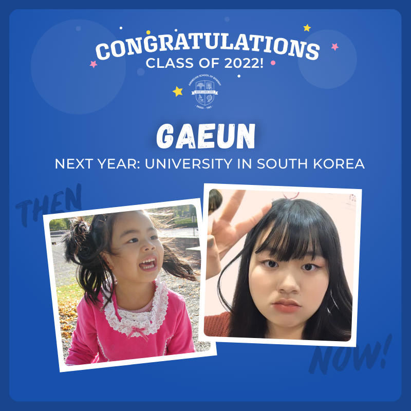 Congratulations #Classof2022AtASB. It's been a long and challenging journey for you all, and we are so proud of you. Celebrating our #SeniorsAtASB in their final week before #graduation. Congratulations Gaeun, who is heading off to university in South Korea. #ASBIndia #Mumbai