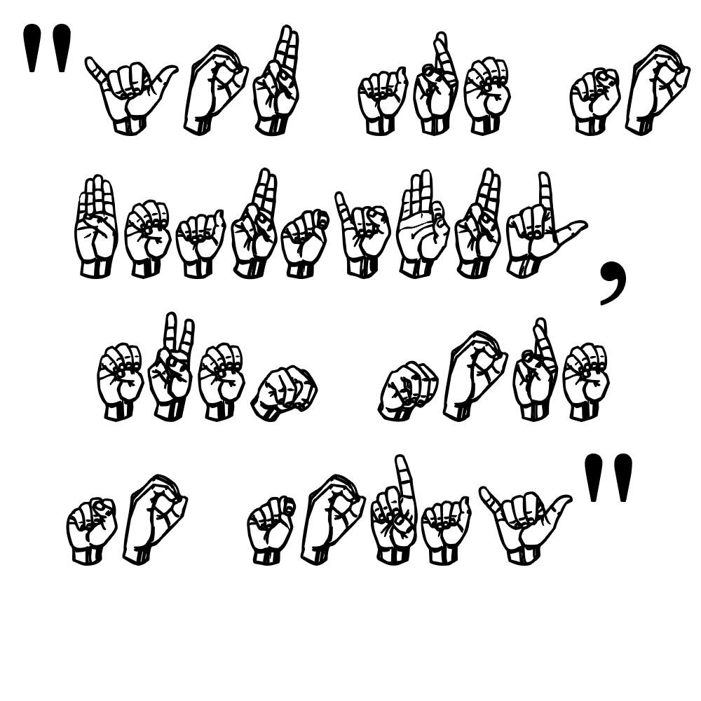 Read it! Like it! Love it! Share it!
Love to tag? Please do!⤵ 💖

#signlanguage #signlanguageinterpreter   #signlanguagequote #deaf #deafworld