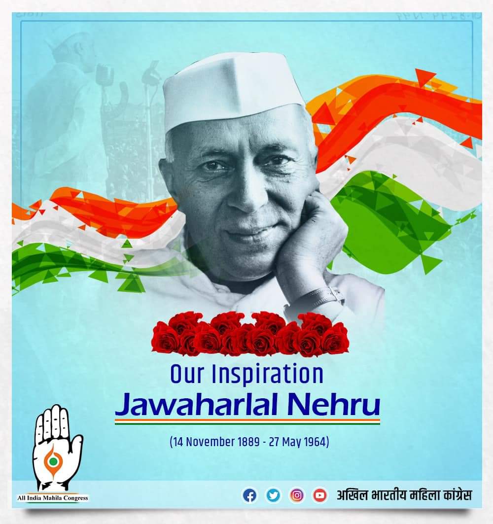 WestBengalPMC's tweet photo. We honour &amp; billion tributes to the brave freedom fighter,the architect of modern India,a statesman,a visionary,a patriot,1st PM of India Pt.#JawaharlalNehru death anniversary.
He laid the foundations of modern India&amp;rooted the democratic ethos in the country. #RememberingNehruji https://t.co/2WESi7X1ty