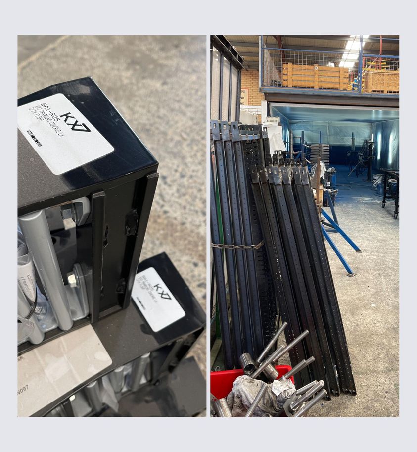 harvestaire_pty's tweet photo. It's awesome for us to locally manufacture and source quality parts globally for our customers. 

A busy day was had out on the factory floor today, a set of #caseih @kondex #KX7’s and our paint booth working overtime painting #harvestaire sieve frames and #lambcradle parts https://t.co/CXfrdx2wSD