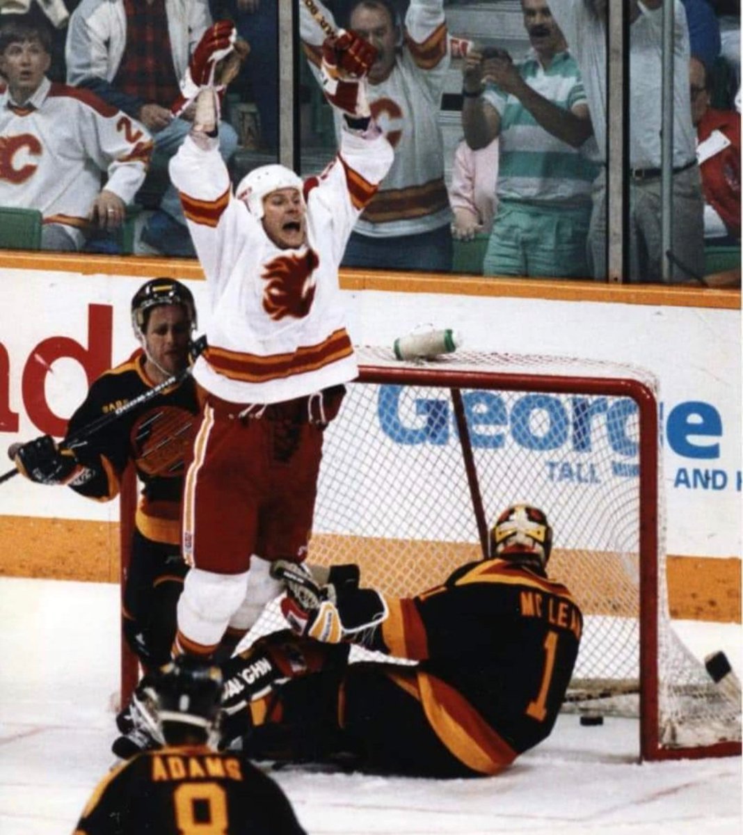 Calgary made a deal with the devil for Joel Otto so they deserve every single kick-based goal call to go against them forever. Absolutely delightful ending to a series IMO.