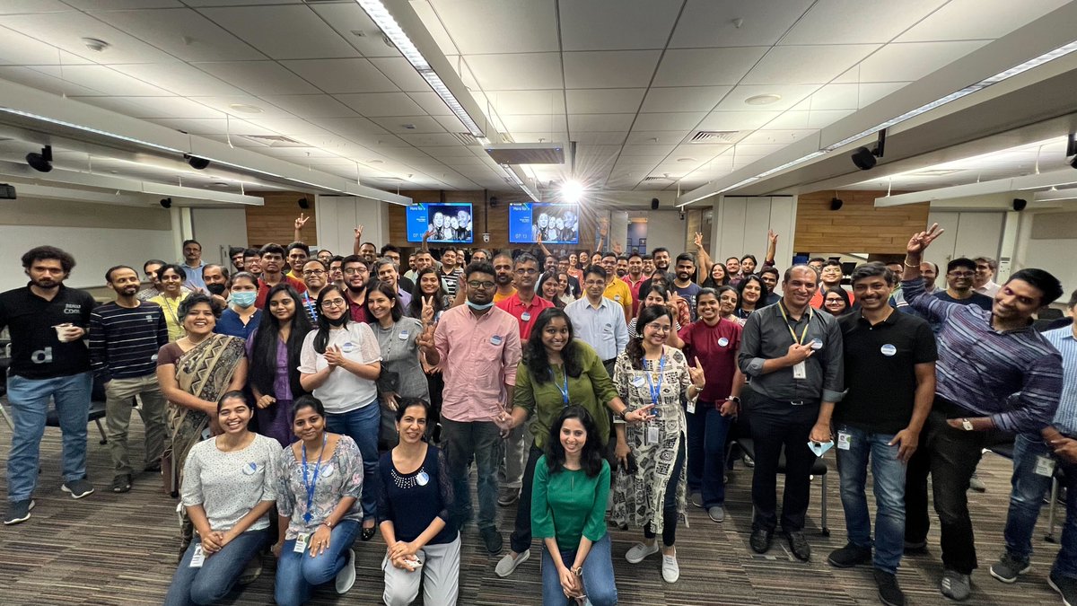 IntuitIN's tweet image. At our first official hybrid, company-wide event yesterday, we brought together the best of both worlds! Our team joined @sasan_goodarzi, celebrating wins and innovations by our amazing employees around the world that are solving our customers&apos; most important financial challenges