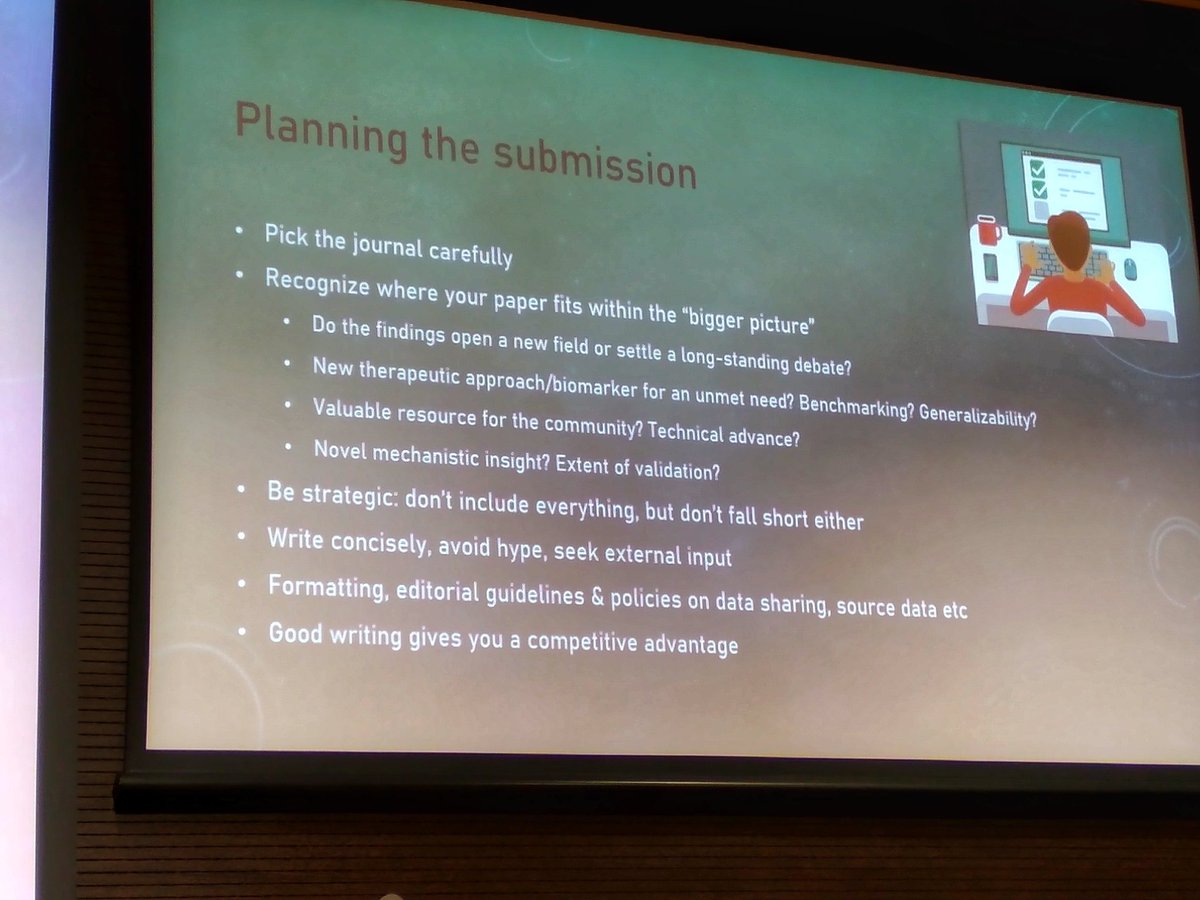 IPuigBorreil's tweet image. Thank you very much @FJCarmonas for this masterclass on "Navigating the Scientific Publishing Process"!!! Very interesting and highly useful! 👇Here are some tips from his talk.
#VHIOAcademy @VHIO