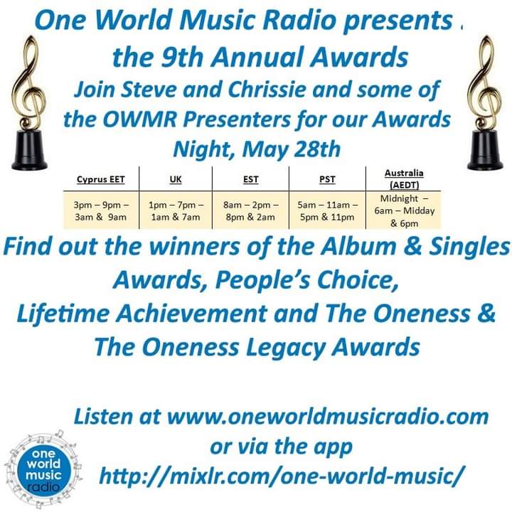 Tomorrow it begins! oneworldmusicradio.com