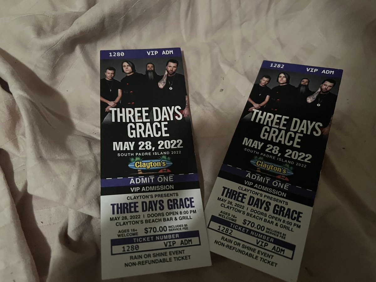 So ready for <a href="/andtheheroprvls/">...And The Hero Prevails</a> <a href="/DrowningPool/">Drowning Pool</a> and <a href="/threedaysgrace/">Three Days Grace</a> it’s gonna be an epic show