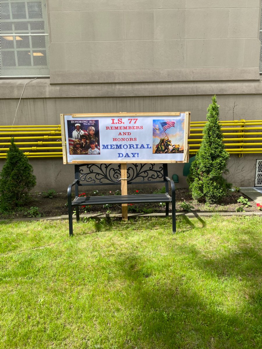 IS77Queens's tweet photo. Monday Schools are Closed in observance of Memorial Day 🇺🇸 

#JFQ #IS77 #MiddleSchool #School #Ridgewood #Queens #NYC #NY #NewYork #NewYorkCity https://t.co/7eLmXPIwgh