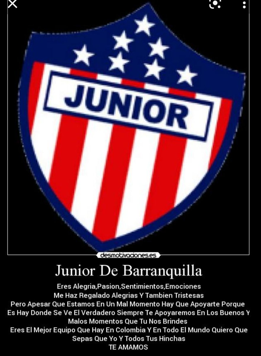 Mi junior del alma en las buenas y en las malas tendremos otras oportunidades