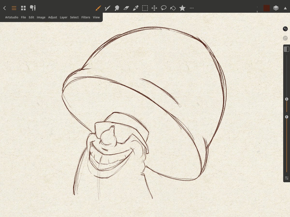 Cantisani2's tweet photo. Tengo rato queriendo hacer una ilustración en vectores pero no sabía qué. Luego vi que todo mundo hace hongos, ahí va el boceto base (ya vi errores que corregir 😂).
A ver qué tal queda la ilustración.
#ArtStudioPro #AffinityDesigner #iPadPro #Cantisani https://t.co/5iAOOOPtR0