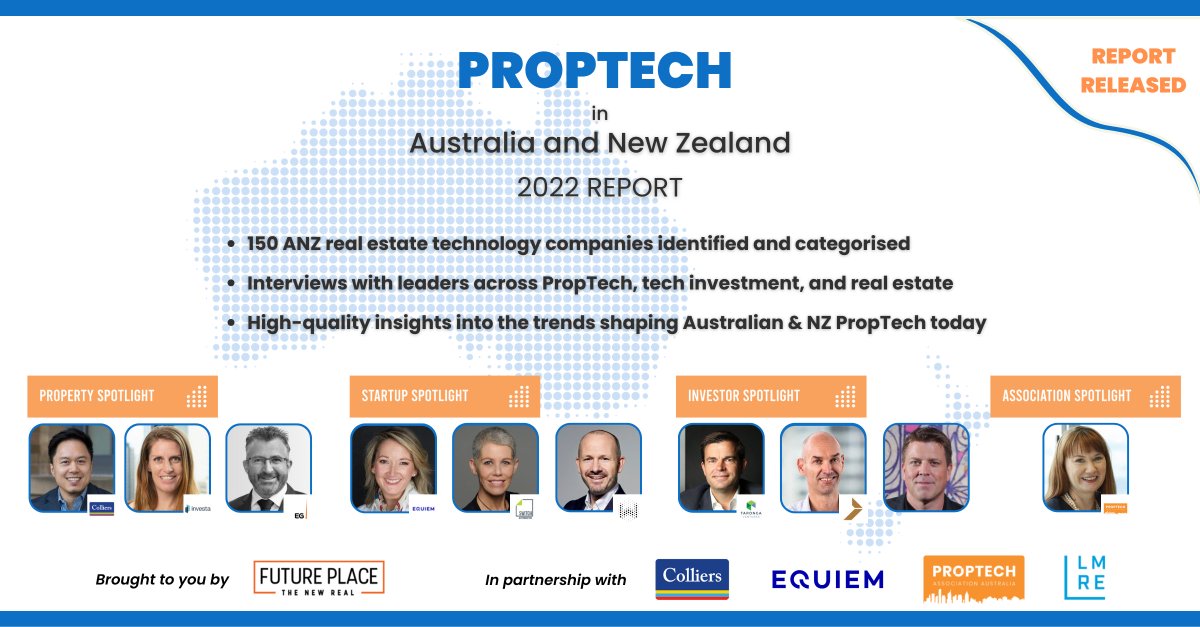 rphillpot's tweet photo. The first FuturePlace Proptech ANZ Report is out!

Download and read it here:
https://t.co/KBGD9dfTF9

#anzproptechreport #proptech #contech #property #digital #startups #venturecapital #gravelroadventures https://t.co/drT9U6iHok