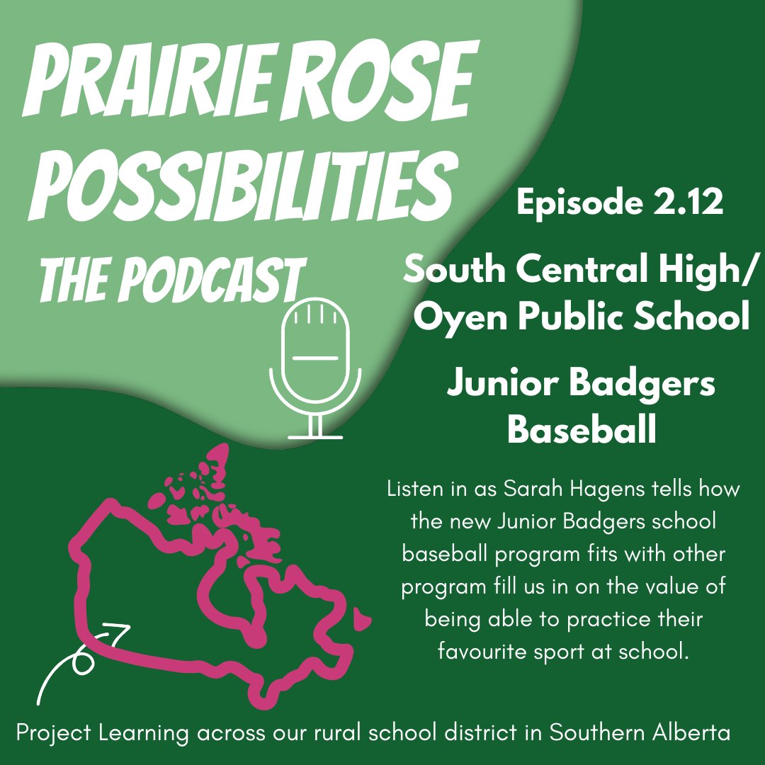 MrsKannekens's tweet photo. Summer time = Baseball!
⚾️Listen in to episode 2.12 of #PrairieRosePossibilities podcast about the Junior Badgers baseball program from @OyenSchool & South Central @BadlandsAcademy in #myprps @PrairieRoseSD8 @BedwellLois @sarahjhagens @jean_kimber
https://t.co/rnIo7NOk2t https://t.co/QFDKvF4uEp