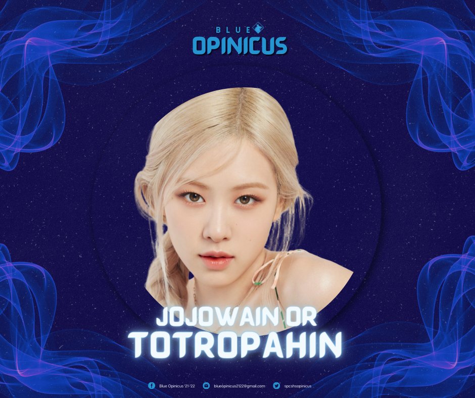 spcshsopinicus's tweet photo. ROSE. Jojowain or Totropahin, the choice is yours, blue opinicus.
#SPCOrigins
#SPCSHSDaysHiyas2022
#SPCSHSDays2022
#BlueOpinicus
#BLUEtifulOpinicus https://t.co/H4zQoOcWS6