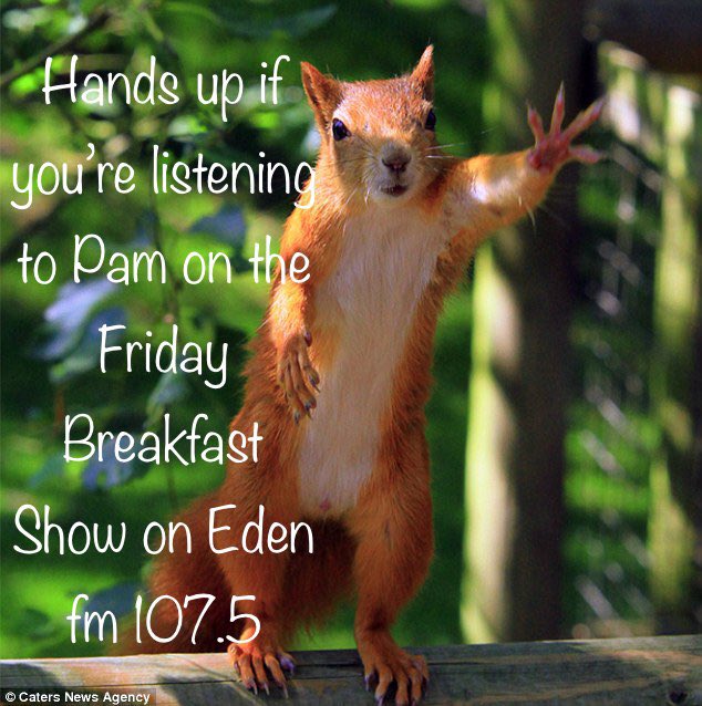 Whoop! It’s Friday &amp; it’s the Breakfast Show live @ 07.00 with Pam 😊📻