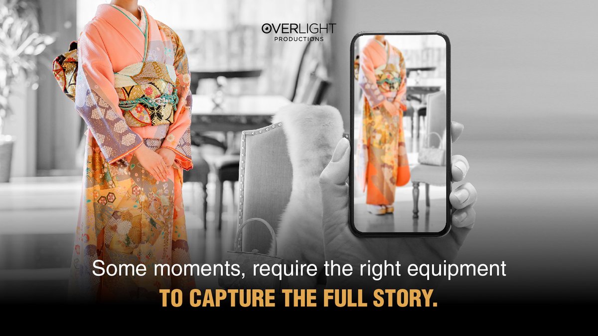OverlightDXB's tweet image. A Professional DSLR Camera can tell you the full story! and capture details that your smartphone might miss.
Hire the right team for your next production!
overlight.ae

#OverlightProduction #Photography