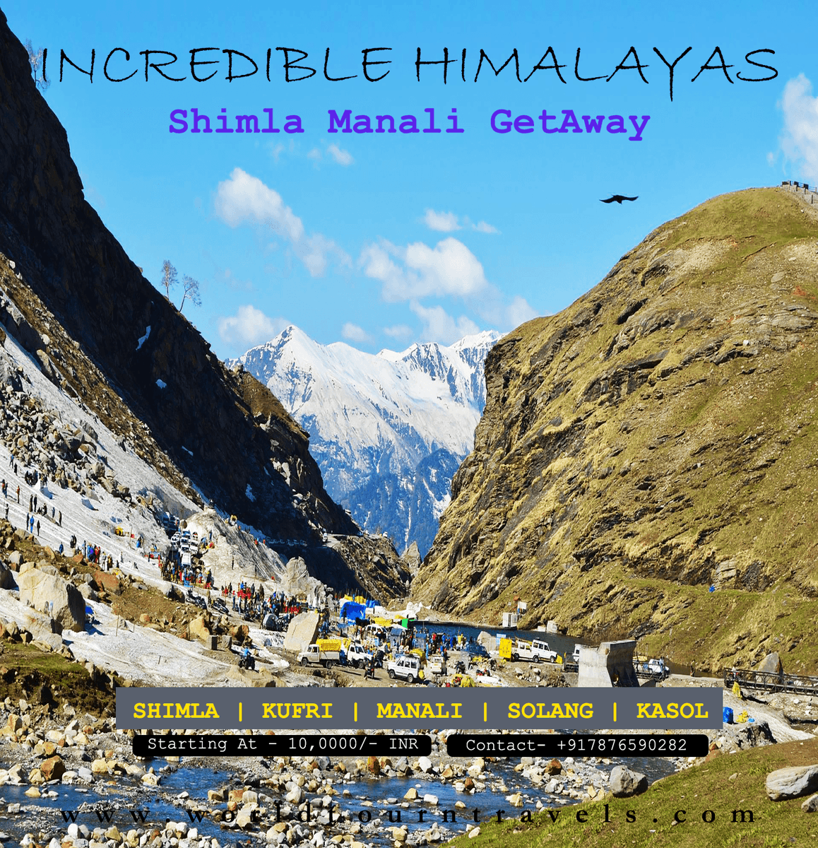 WorldTourNTrav1's tweet photo. Shimla Manali Getaway... Perfect way to spend your week! #vacation #Shimla #Manali #Travel #Tour #worldtourntravels https://t.co/uAOirCJvge