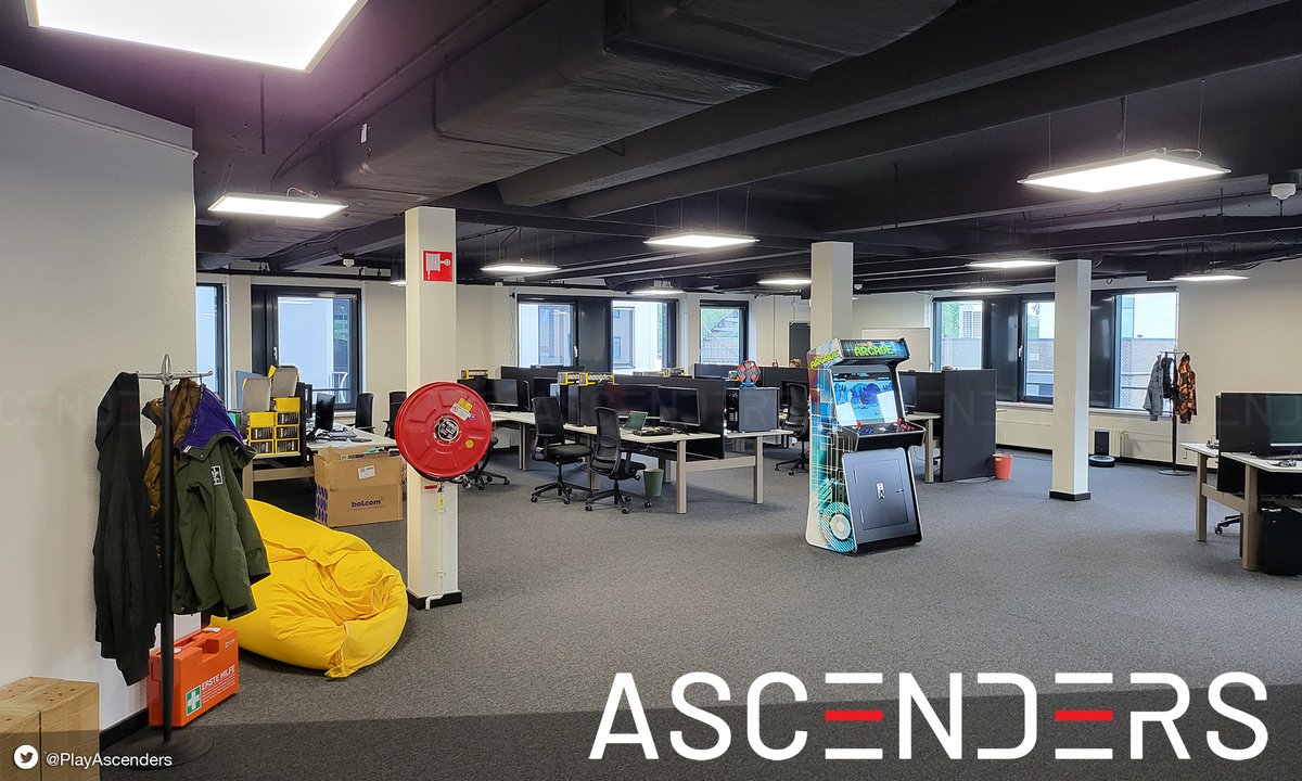 The <a href="/PlayAscenders/">Ascenders ⚔️</a> Team has officially moved in by Ascension Day. Ready to work! 🦾🏙️