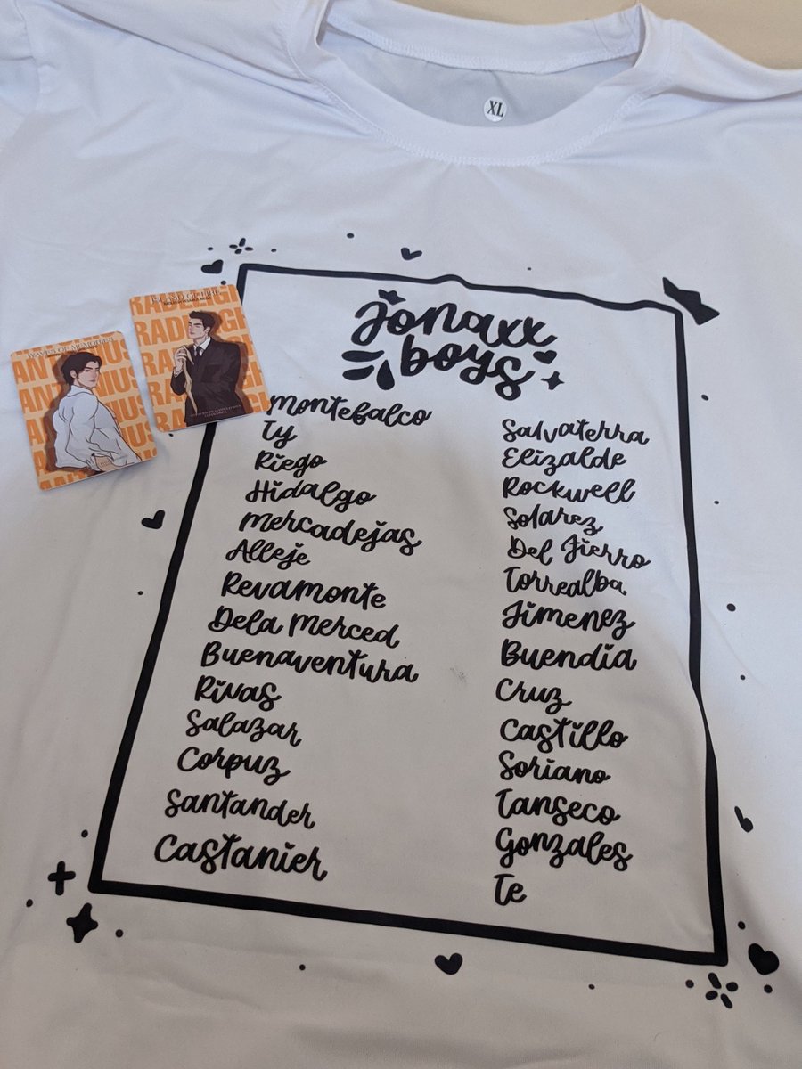 tunaughty's tweet photo. it finally arrived!! thank you so much ate @empnavierellie🫶🏻 have a great day ahead po mwaaaahh!!
thank you rin po @ElianasMNL for this lovely shirt and for the photocards!!🫶🏻 get well soon po sa lola niyo💗
#GCass #GCassGenerator #GChirt #CasShirt https://t.co/X4BaZMWCVR