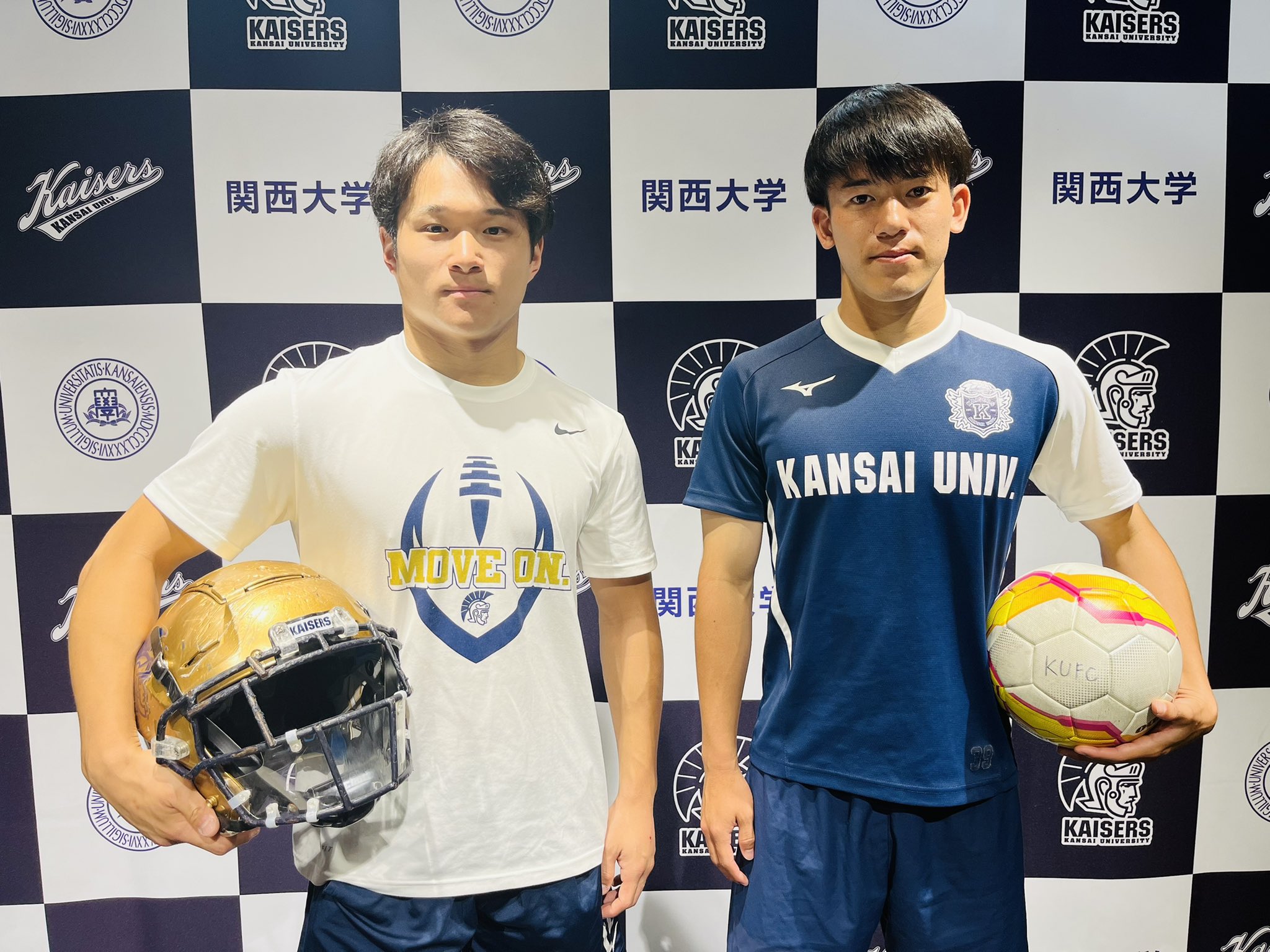 関西大学KAISERS 公式戦 アメフト ユニフォーム