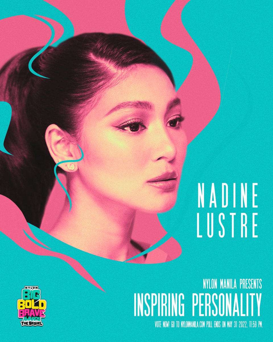 NYLONManila's tweet photo. Vote for @hello_nadine as your Inspiring Personality now: https://t.co/ruA7bIQclB

#NYLONManilaBBBAwards https://t.co/UeBN2DZkvJ
