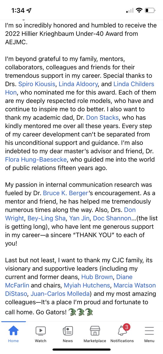 So incredibly honored and humbled. My heart is full. Onward and upward.