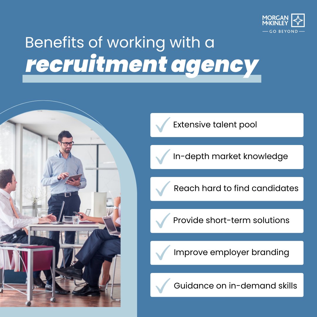 The most immediate (and perhaps most attractive) benefit of using a recruitment agency is that it’s one less time consuming item on your to do list!  ✨

#RecruitmentAgency #RecruitmentPartner #TalentAcquisition #Recruitment