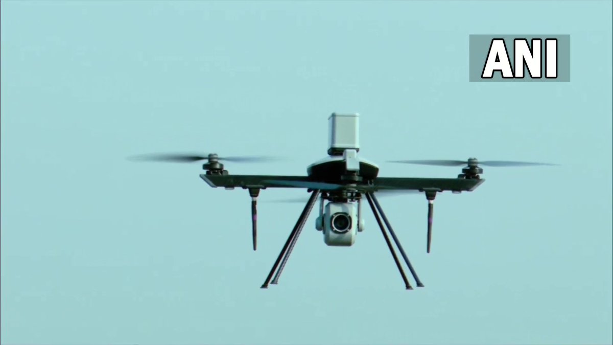 ANI's tweet photo. It is estimated that the drone industry will reach Rs 15,000 crore turnover by the year 2026. Today, there are 270 drones startups in India: Union Civil Aviation minister Jyotiraditya M. Scindia during the two-day Bharat Drone Mahotsav 2022 in Delhi https://t.co/qptux6s5on