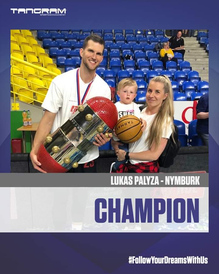 Huge congratulations to Lukas Palyza <a href="/palyzalukas/">Lukáš Palyza</a> on winning the Czech @KooperativaNBL Championship with Nymburk <a href="/basketnymburk/">ERA Basketball Nymburk</a>! 🏆🇨🇿 

 #FollowYourDreamsWithUS