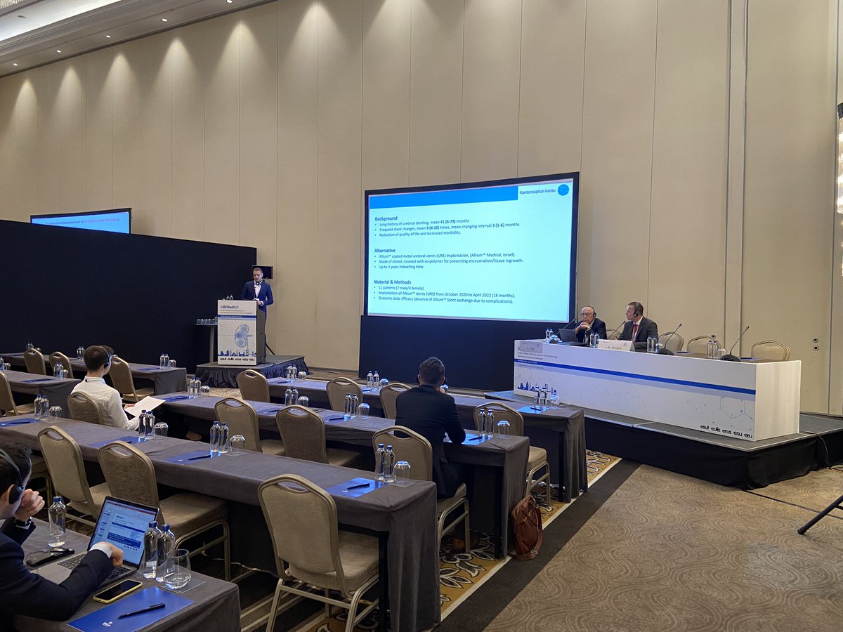 #UROtech22 Day 2: starting with a EULIS abstract session and a joint ESUT-Caucasus countries session. Soon: ERUS robotic surgery session. See you there!