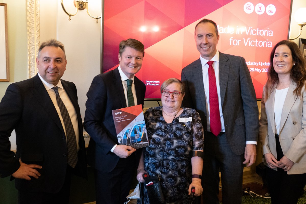 Very exciting to visit Parliament House this morning to see the release of the Victorian Government’s new rolling stock strategy.  Have a look it is starting to look great.
transport.vic.gov.au/our-transport-…