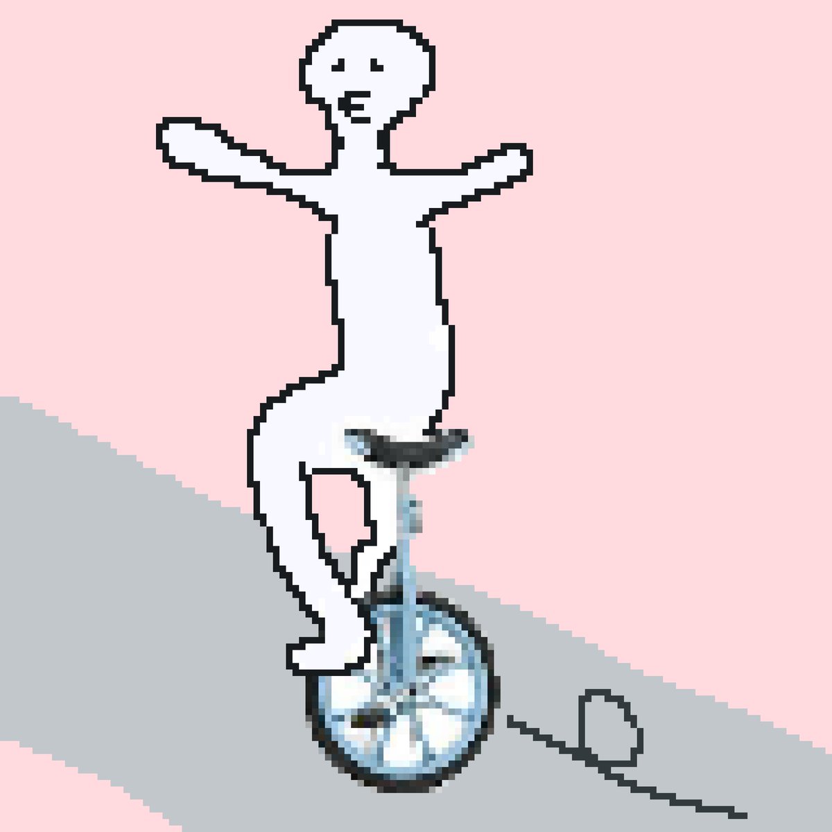 Ki_Nakamura_jp's tweet photo. Today's pixel art is "Right to be wrong vol.10".
He is commuting...
...WAHAHA!!
#間違ってもいい権利
#RightToBeWrong
#pixelart
#ドット絵
#NFT https://t.co/NHJPiSWkJd