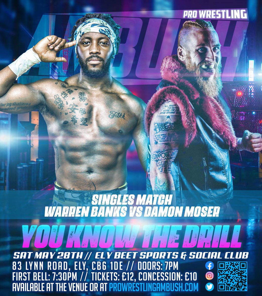 JoeScottMFC's tweet photo. Tomorrow @pro_ambush at Ely Beet Sports &amp; Social Club in Ely 

@manlikebanks v @Damon_Moser https://t.co/lWtUH1aia5