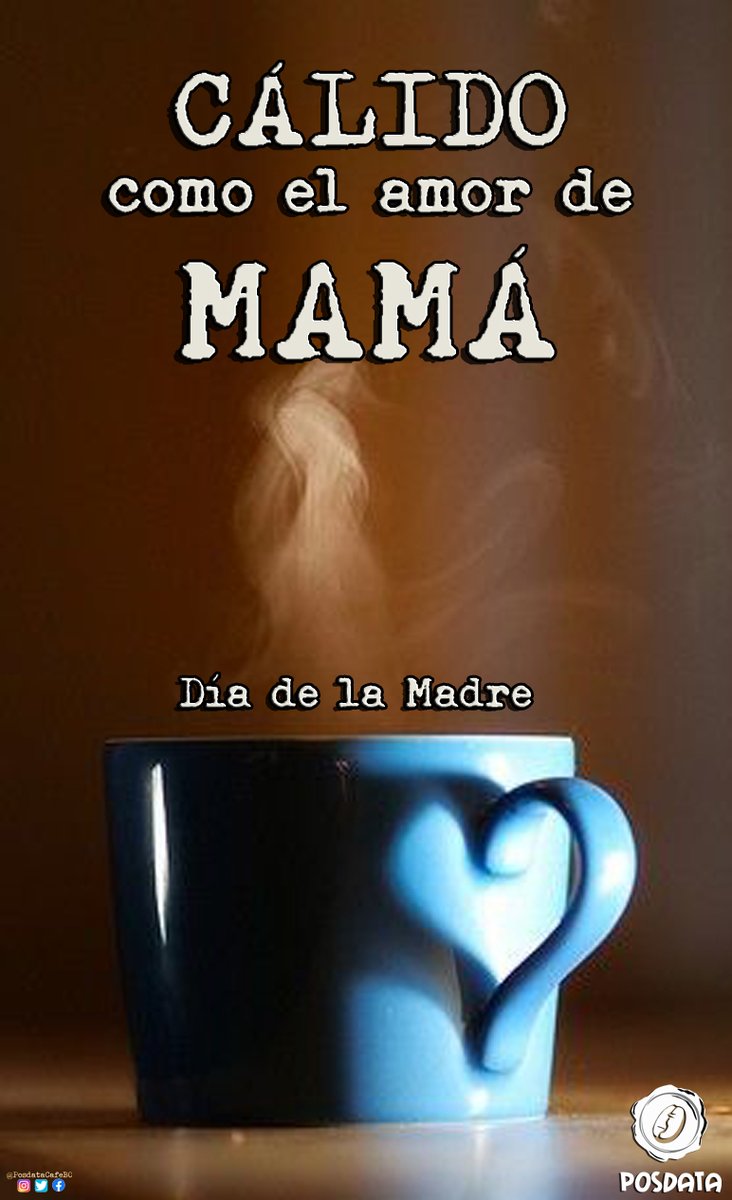 PosdataCafeBO's tweet photo. Por la calidez y dulzura que tiene con nosotros cada día, lo mínimo que podemos decirle hoy es #GraciasMamá 🤎
Disfruta con ella de la mejor manera ☕✨
#diadelamadre
#SentimientoQuePermanece https://t.co/9ndrE0k0Bs