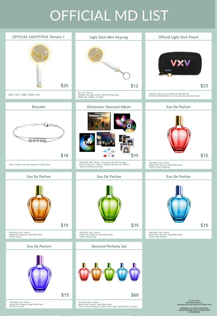 vxv_offc's tweet photo. [공지] VXV 2ND MINI ALBUM [DIMENSION: DESCEND] Official Merchandise
✔ Pre-sale: ~ 2022.05.31 (Tue)
✔ General sales: 2022.06.01 ~
✔ Vendor: KnQ Treasure https://t.co/VEmXBzK8gY
Hubble Shop
https://t.co/ffM486YtPf
#VXV #DIMENSION_DESCEND #UJIN #HYUNJUN #MAKU #RIGEL #WONIL https://t.co/QcYquLOsqT