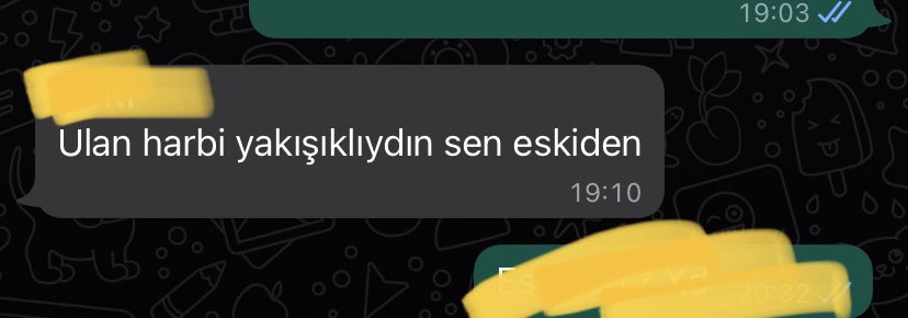 Bana dün bundan oldu xd