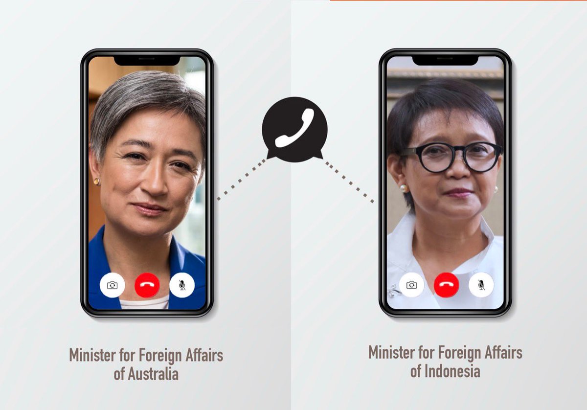 Menlu_RI's tweet photo. Had my very first phone call with new Australian Foreign Minister @SenatorWong (27/05). We reaffirmed our commitment to continue strengthening Indonesia – Australia comprehensive strategic partnership 🇮🇩🇦🇺 🤝

Looking forward to meeting you in person, Penny! https://t.co/FgjZRQZQFy