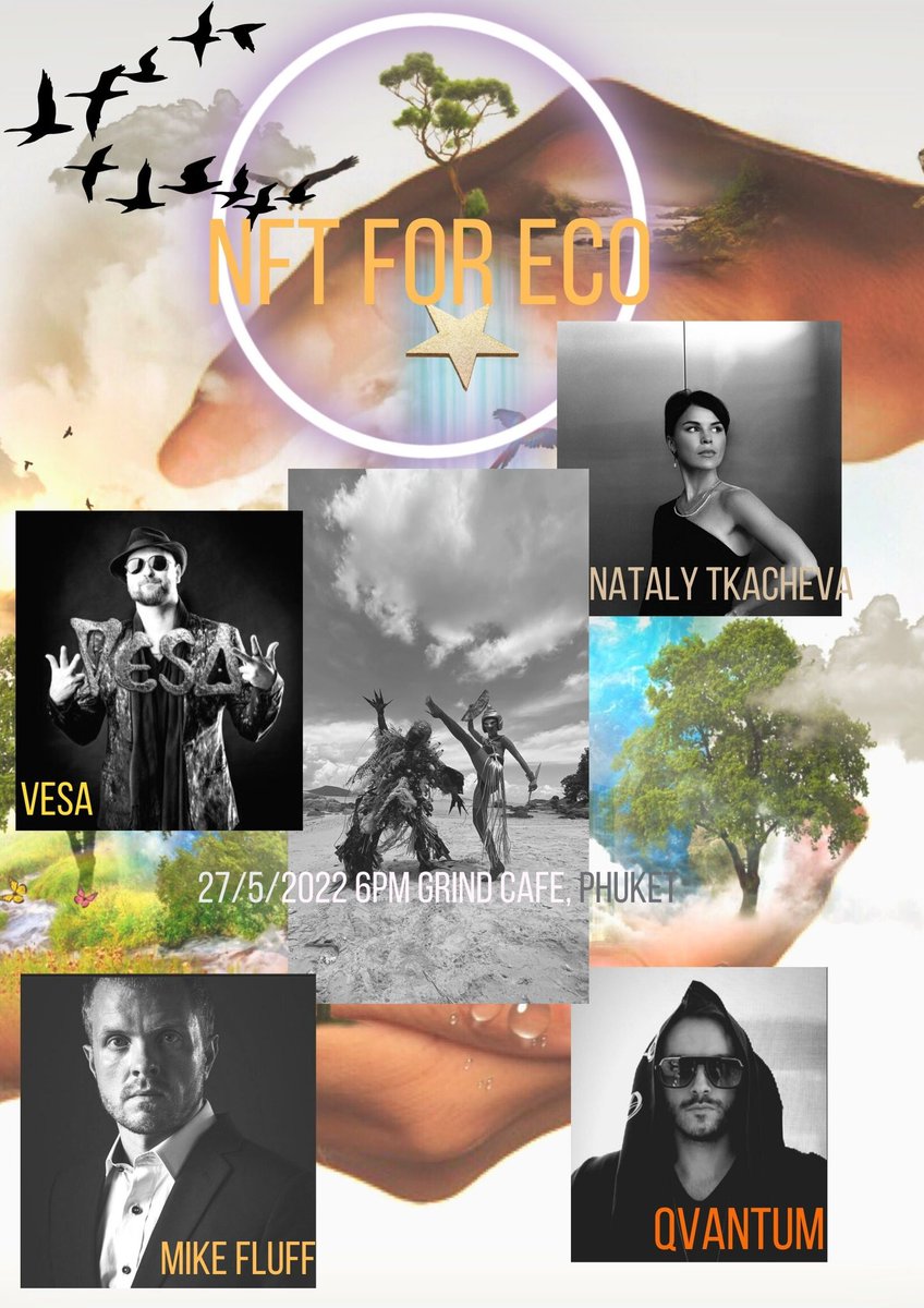 artbyvesa's tweet photo. This is today with @qvantvm11 @d3stab1lized Nataly @Mushroom2Rogue and Mike Fluff. 

#bitcoinforcorals #protecttoearn #eco https://t.co/SbFd73sFKb