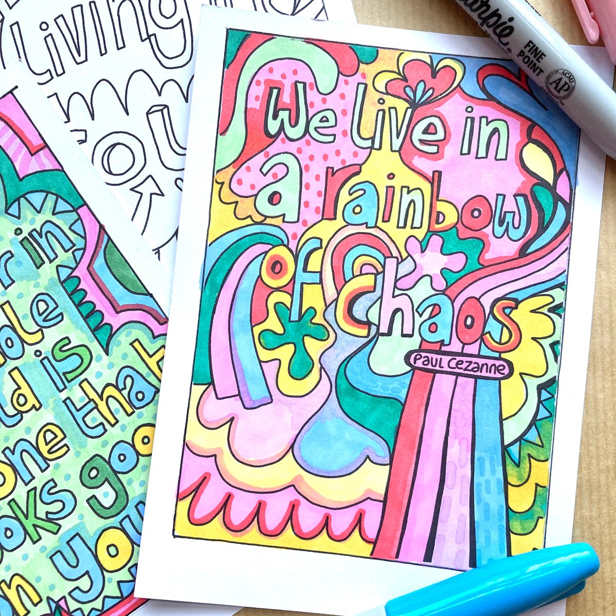 buck_lj's tweet photo. Colour Quotes Colouring Postcards, Colourful Quotes Postcard Set, Motivational Postcards, Inspirational, Mini Quote Prints, Unique Wall Art. https://t.co/9gPwDP8ucX #Slumbermonkey #Etsy #PostcardSet https://t.co/fDoI2mXIJl