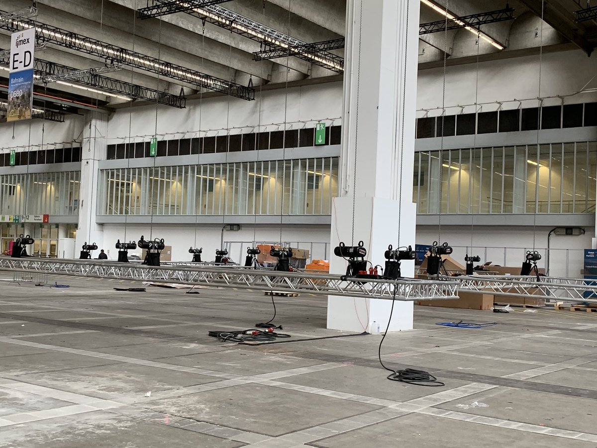 It’s happening! Buildup under way for #imex22. Yeah!!