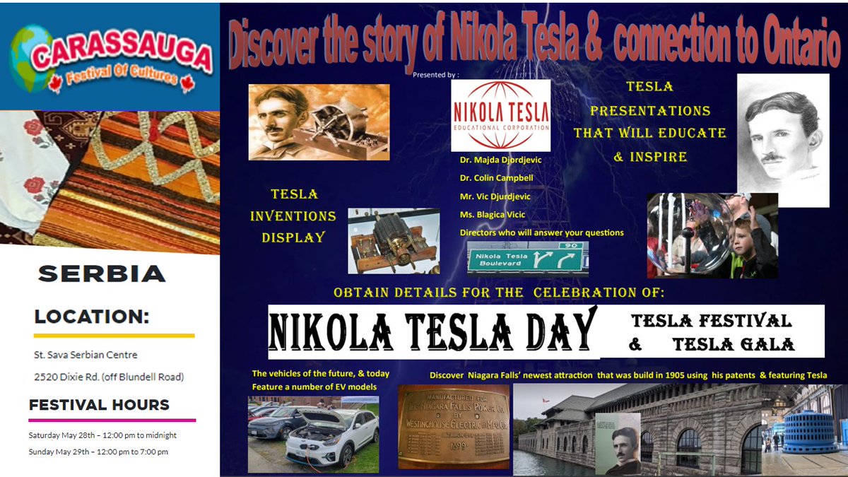 NTEC will be featured at Carrassaga 2022.  Join us and discover Nikola Tesla
