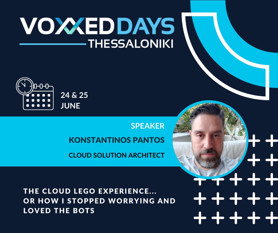 voxxed_thess's tweet photo. Welcome aboard @kpantos! We are so excited to have you with us. Konstantinos is a Cloud Ninja currently in a Sr. Cloud Solutions Architect role for a Global team at @Microsoft! ▶️Learn more about our amazing Speaker Line-up:
https://t.co/aooDaJrRyY

#vdthess #software #cloud https://t.co/PX3xugonqc