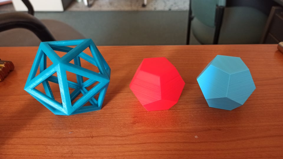 CHOICEProject2's tweet photo. Those are our new super platonic solids soccer like balls we have created with our 3D printer!

Can you think of any P.E games we can play in our schoolyard?

👉Post your game propositions. We can't wait to read them!

#choiceeuproject #IchooseSTEM #STEMismyCHOICE  #erasmusplus https://t.co/Gc12DWsX8C