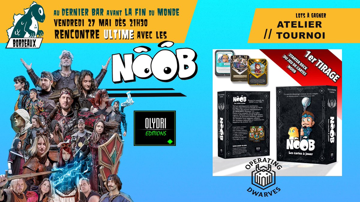 Gaea - Anne-Laure Jarnet (@gaeaguildenoob) on Twitter photo Ce soir on se retrouve au @DBbordeaux ! Préparez votre deck ! 🤗 <a href="/Olydri_Noob/">Noob - Olydriverse</a> <a href="/ODwarves/">Operating Dwarves</a> <a href="/fournierjohnana/">Johanna Fournier</a> <a href="/amandine_train/">Train amandine</a> <a href="/YstosNoob/">Mathieu Zecchini</a> <a href="/flomoshi/">flo</a> <a href="/jbxrda/">JBX Reflets D'Acide 🍀</a> <a href="/PetuliaRda/">Pétulia Rda</a> <a href="/Lo_Level31/">Lo</a> <a href="/OneDeadlyCin/">Cin</a> <a href="/Sam_Vostok/">Sam Vostok</a> Ce soir on se retrouve au @DBbordeaux ! Préparez votre deck ! 🤗 <a href="/Olydri_Noob/">Noob - Olydriverse</a> <a href="/ODwarves/">Operating Dwarves</a> <a href="/fournierjohnana/">Johanna Fournier</a> <a href="/amandine_train/">Train amandine</a> <a href="/YstosNoob/">Mathieu Zecchini</a> <a href="/flomoshi/">flo</a> <a href="/jbxrda/">JBX Reflets D'Acide 🍀</a> <a href="/PetuliaRda/">Pétulia Rda</a> <a href="/Lo_Level31/">Lo</a> <a href="/OneDeadlyCin/">Cin</a> <a href="/Sam_Vostok/">Sam Vostok</a>