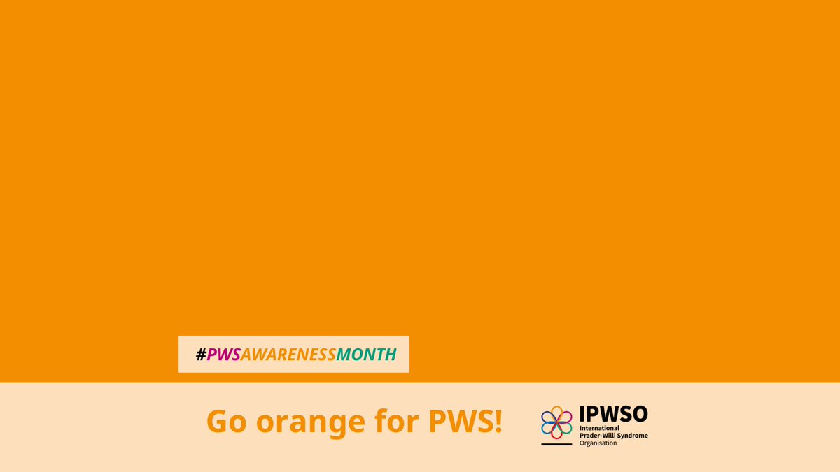ipwso's tweet photo. On the last Friday of May, people around the world wear orange to raise awareness of #PWS! Are you celebrating today? Challenging perceptions? Raising awareness? Whatever you are doing we hope you have a great day! 🧡 #goorangeforpws #pwsawarenessmonth https://t.co/QHZg0LDABK https://t.co/wnJadX9O6q