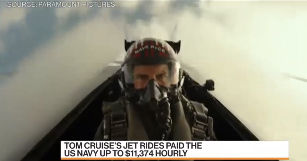 julesaly's tweet photo. When they let you talk about @TopGunMovie on the 📺. All thanks to the producers who made this happen; namely @ericlamTO and @DavidInglesTV for the chart - and none to those who said “What’s Top Gun?” Or “I’ve never seen it” #IFeelTheNeed @RishaadTV https://t.co/afptF7XY3g